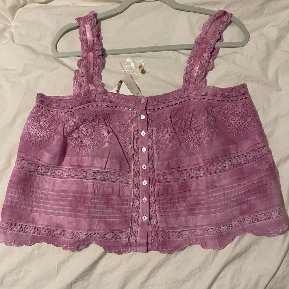 Loveshackfancy sully tank wild orchid